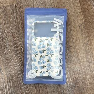 New Casely Nantucket Cottage Blue Hydrangea MagSafe Case iPhone 17 Pro